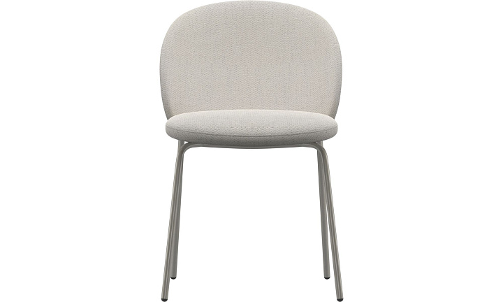 Обеденный стул Princeton - Lazio 3090 Ткань белого цвета  -  Под заказ