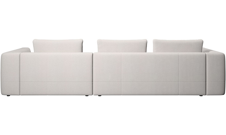 Диван Bergamo с модулем для отдыха - Frisco 2070 Бежевая ткань  -  Под заказ
