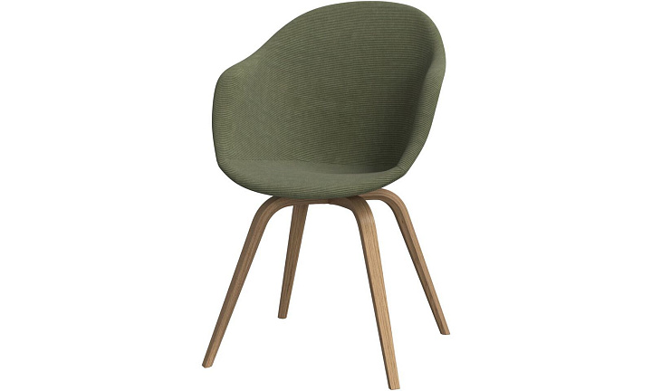 Обеденный стул Hauge - Skagen 3165 Зеленая ткань  -  Под заказ