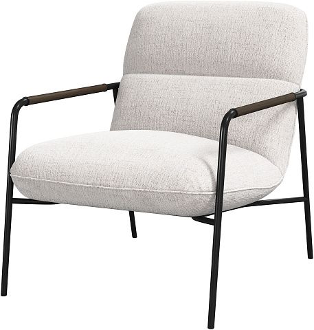 Кресло Terni - Lucca ткань белого цвета 3321 -  Под заказ