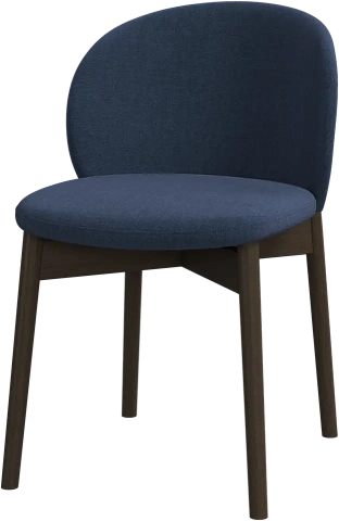 Обеденный стул Princeton - Frisco 2065 Ткань тёмно-синего цвета  -  Под заказ