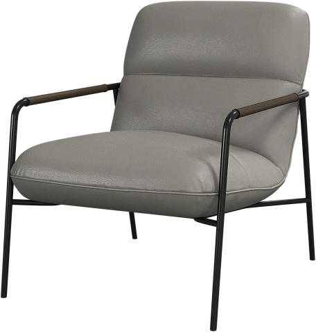 Кресло Terni - Nordic Grain 5132 Кожа серо-коричневого цвета -  Под заказ