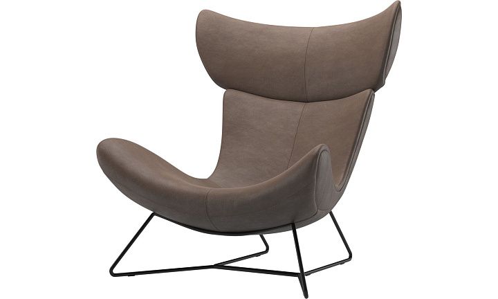 Кресло Imola - York 5122 Кожа светло-коричневого цвета  -  Под заказ