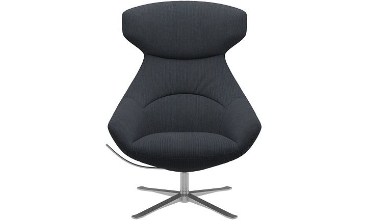 Кресло Porto с функцией вращения - Skagen 3164 Стальная ткань  -  Под заказ