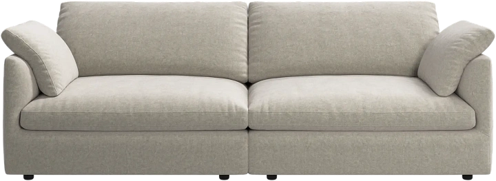 3-х местный диван Milano из двух модулей -  Ravello 3221 Ткань бежевого цвета  -  Под заказ