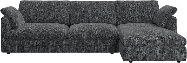 Угловой диван Milano - Tuscany серого цвета 3203 -  Под заказ