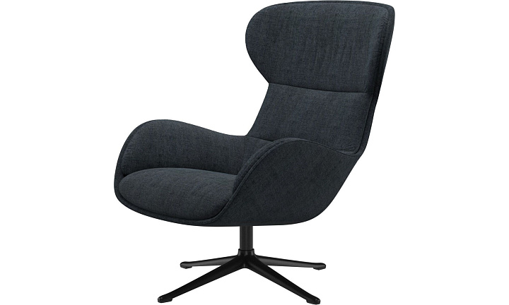 Кресло Reno с функцией вращения - Tomelilla fabric 3144 Blue  -  Под заказ