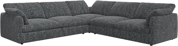 Угловой диван Milano - Tuscany серого цвета 3203 -  Под заказ