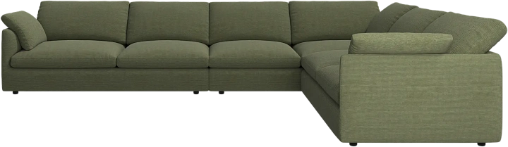 Угловой диван Milano - Skagen 3165 Зеленая ткань  -  Под заказ