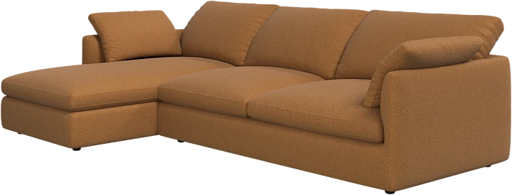 Угловой диван Milano - Bristol 3066 Ткань горчичного цвета  -  Под заказ