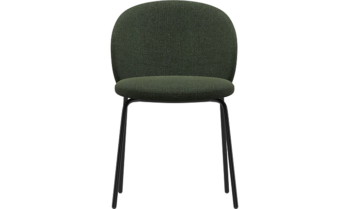 Обеденный стул Princeton - Lazio 3094 Темно-зеленая ткань  -  Под заказ