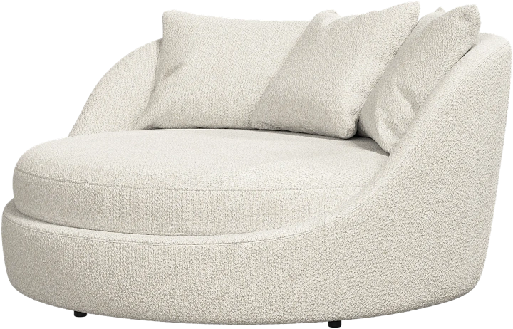 Кресло Ø - Rimini ткань светло-бежевого цвета 3083 -  Под заказ