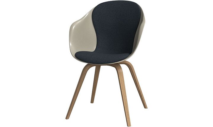 Обеденный стул Hauge - Bristol 3065 Синяя ткань  -  Под заказ