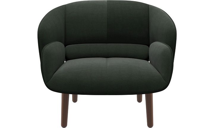 Кресло Fusion -  Frisco 2058 Темно-зеленая ткань -  Под заказ