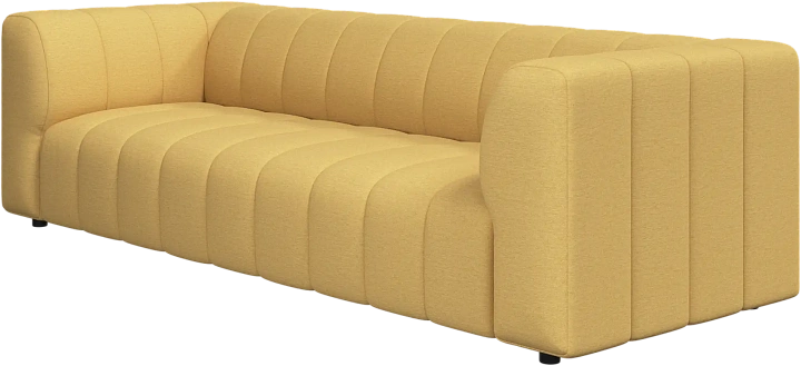 3-х местный диван Bellagio - Capri ткань горчичного цвета 3234 -  Под заказ