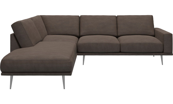 Диван Carlton с модулем для отдыха - York 5122 Кожа светло-коричневого цвета  -  Под заказ