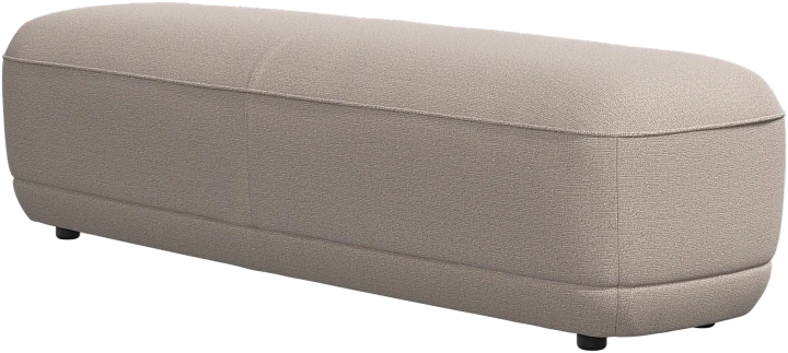 Скамейка Bolzano - Arezzo ткань светло-коричневого цвета 3332 -  Под заказ