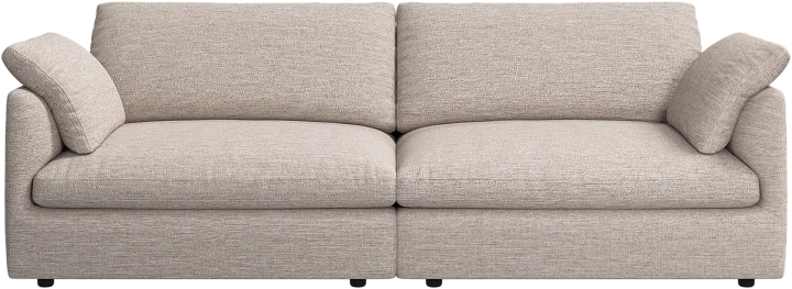 3-х местный диван Milano из двух модулей - Capri ткань бежевого цвета 3230 -  Под заказ