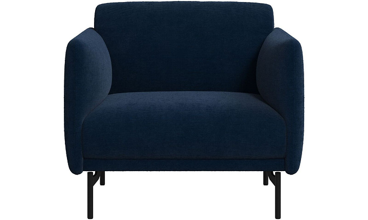 Кресло Berne - Skagen 3163 Темно-синяя ткань  -  Под заказ