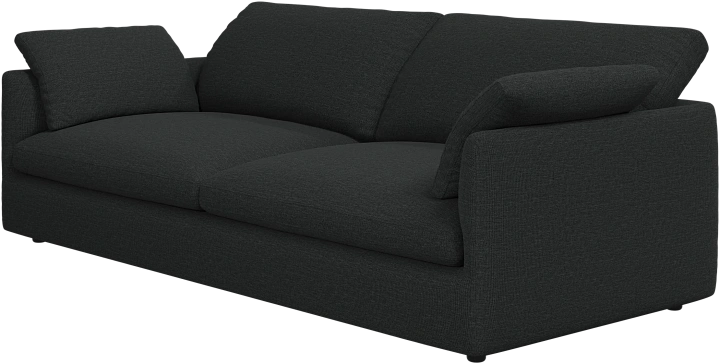 3-х местный диван Milano -  Nani 2111 Ткань темно-серого цвета -  Под заказ