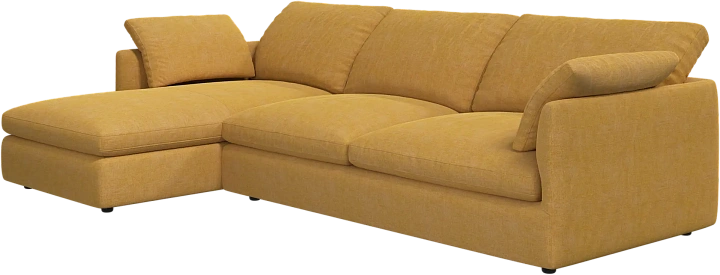 Угловой диван Milano - Tomelilla fabric 3143 Mustard  -  Под заказ