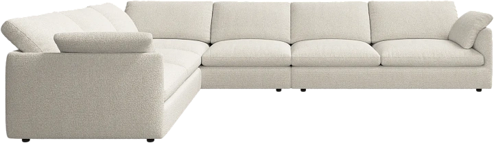 Угловой диван Milano - Rimini ткань светло-бежевого цвета 3083 -  Под заказ