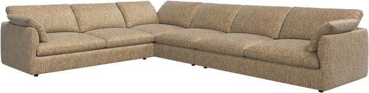 Угловой диван Milano - Tuscany горчичного цвета 3205 -  Под заказ