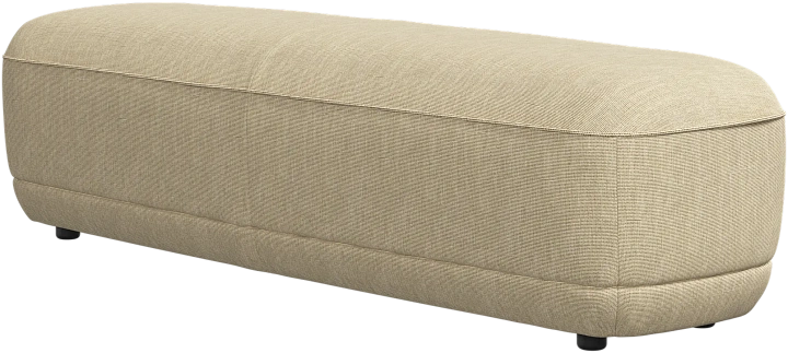 Скамейка Bolzano - Nani 2110 Ткань песочного цвета  -  Под заказ