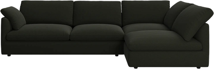 Угловой диван Milano - Arezzo ткань зеленого цвета 3334 -  Под заказ