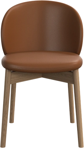 Обеденный стул Princeton - Nordic Grain 5134 Кожа карамельного цвета -  Под заказ