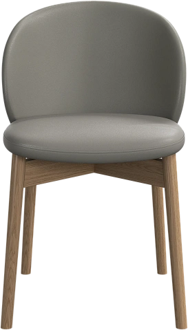 Обеденный стул Princeton - Nordic Grain 5132 Кожа серо-коричневого цвета -  Под заказ