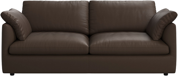 2.5 местный диван Milano - Nordic Grain 5131 Кожа цвета камня -  Под заказ