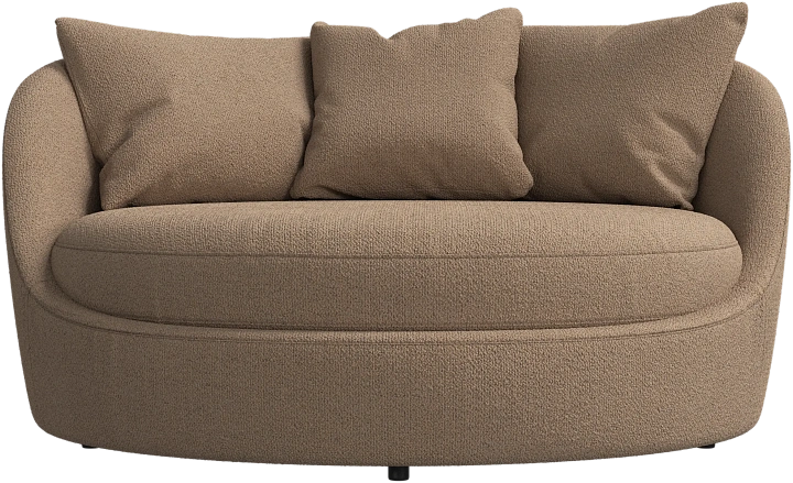 Кресло Ø - Rimini ткань светло-коричневого цвета 3085 -  Под заказ