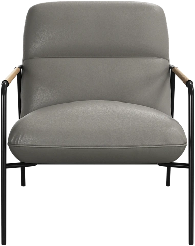 Кресло Terni - Nordic Grain 5132 Кожа серо-коричневого цвета -  Под заказ