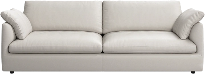 3-х местный диван Milano - Nordic Grain кожа светло-бежевого цвета 5136 -  Под заказ