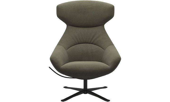 Кресло Porto с функцией вращения - York  5121 Kожа светло-зеленая -  Под заказ