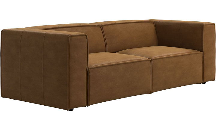 Диван Carmo - York 5120 Kожа коньячного цвета  -  Под заказ