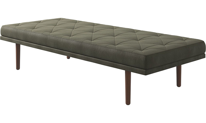 Кушетка Fusion - York  5121 Kожа светло-зеленая -  Под заказ