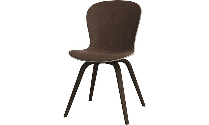 Обеденный стул Hauge - York 5122 Кожа светло-коричневого цвета  -  Под заказ