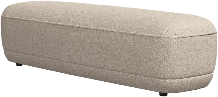 Скамейка Bolzano - Lazio 3091 Ткань бежевого цвета  -  Под заказ