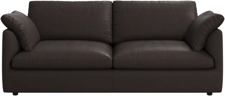 2.5 местный диван Milano - Nordic Vintage кожа 5152 темно-коричневого цвета -  Под заказ