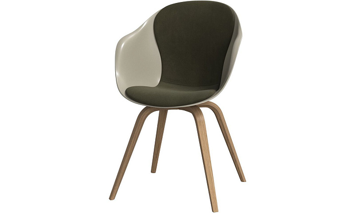 Обеденный стул Hauge - York  5121 Kожа светло-зеленая -  Под заказ