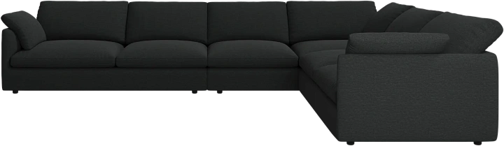 Угловой диван Milano -  Nani 2111 Ткань темно-серого цвета -  Под заказ