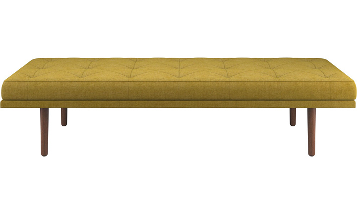 Кушетка Fusion - Tomelilla fabric 3143 Mustard  -  Под заказ