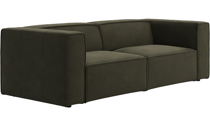 Диван Carmo - York  5121 Kожа светло-зеленая -  Под заказ