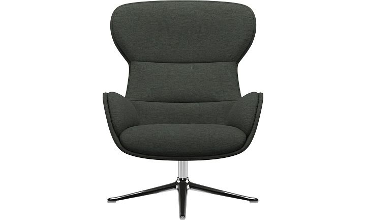 Кресло Reno с функцией вращения - Bristol 3068 Темно-зеленая ткань  -  Под заказ