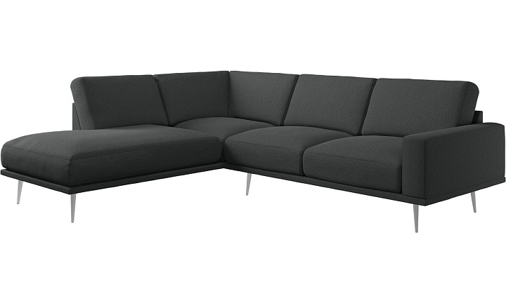 Диван Carlton с модулем для отдыха -  Nani 2111 Ткань темно-серого цвета -  Под заказ