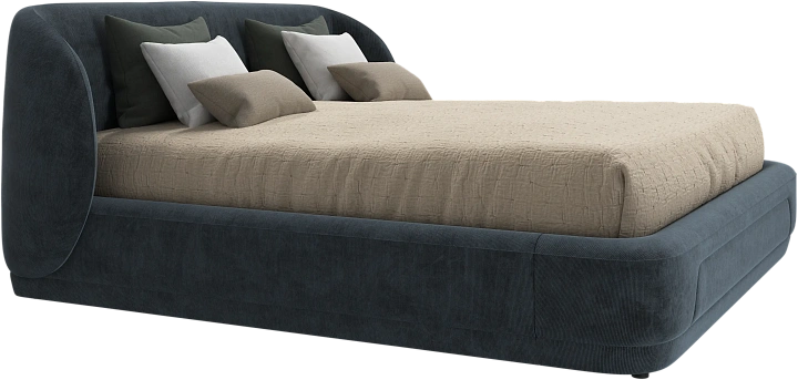 Кровать Bolzano - Skagen 3164 Стальная ткань  -  Под заказ