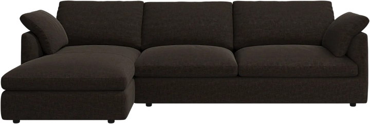 Угловой диван Milano - Napoli 2251 Ткань серо-коричневого цвета  -  Под заказ