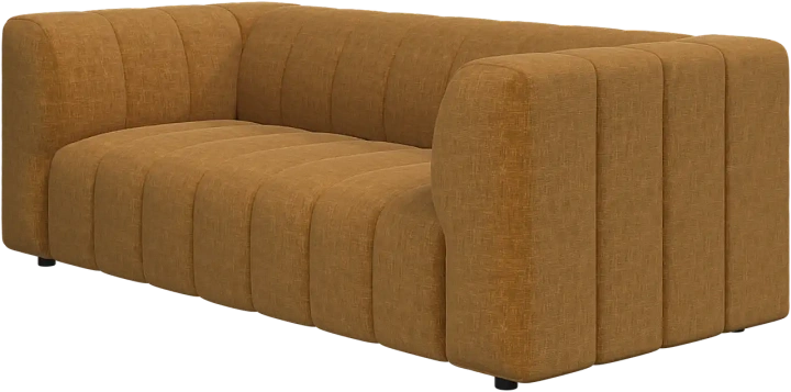 2,5-х местный  диван Bellagio - Napoli 2252 Ткань золотисто-бежевого цвета  -  Под заказ